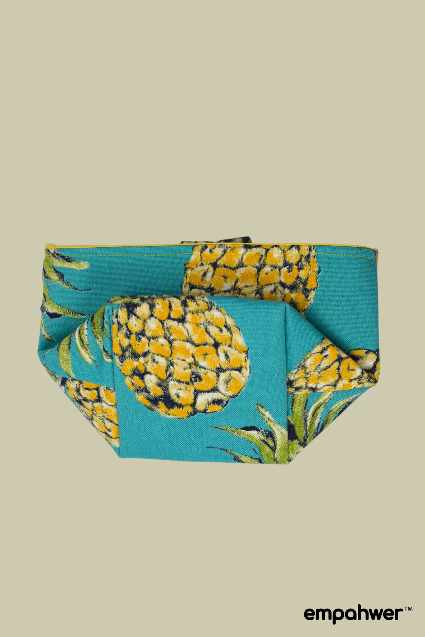 Tropical Pineapple Tissue Box Holder with Hanging Loop