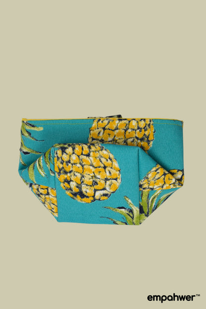 Tropical Pineapple Tissue Box Holder with Hanging Loop