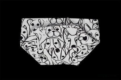 Dogs and Paws Tissue Box Holder with Hanging Loop