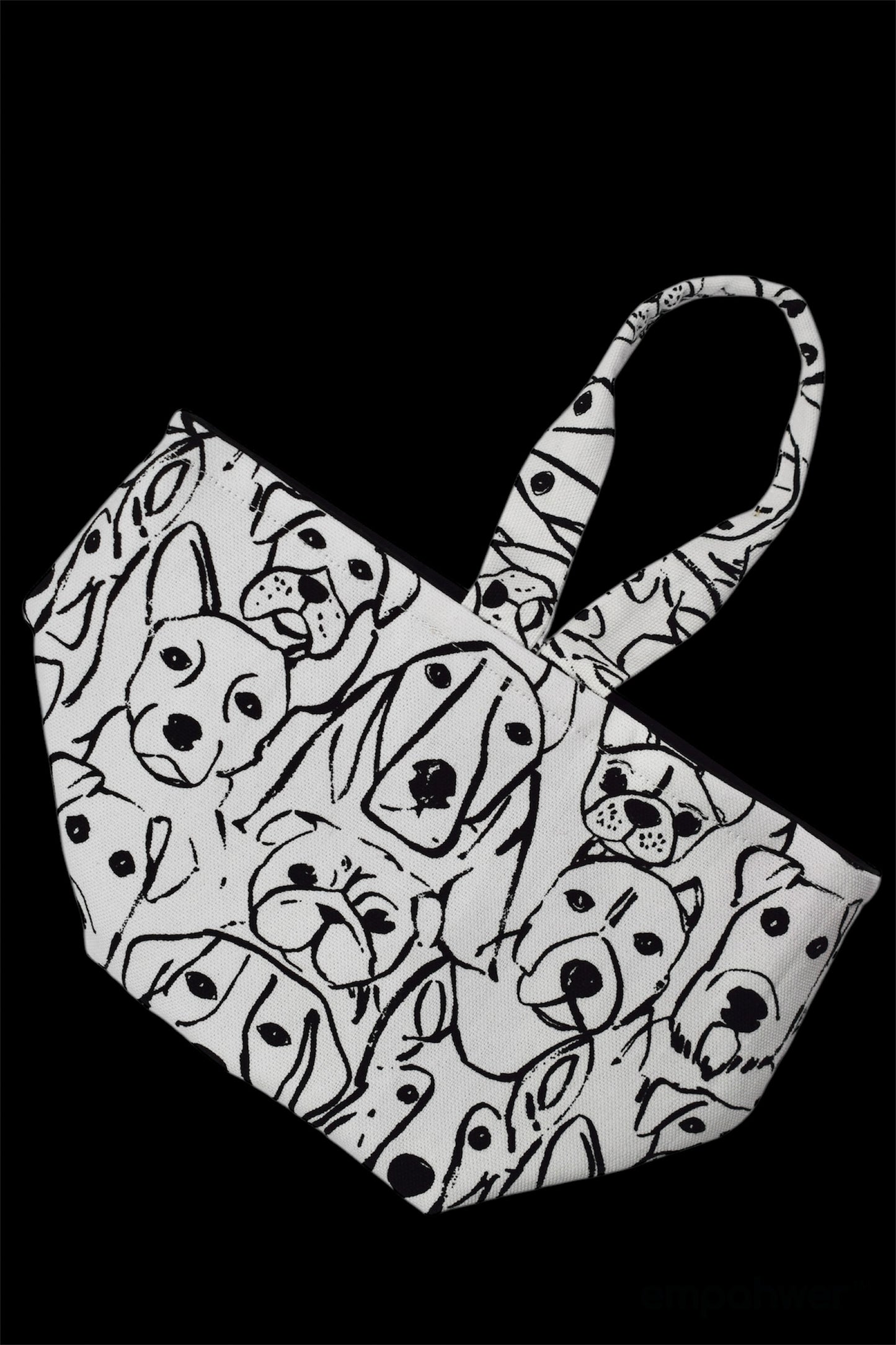 Dogs and Paws Tissue Box Holder with Hanging Loop
