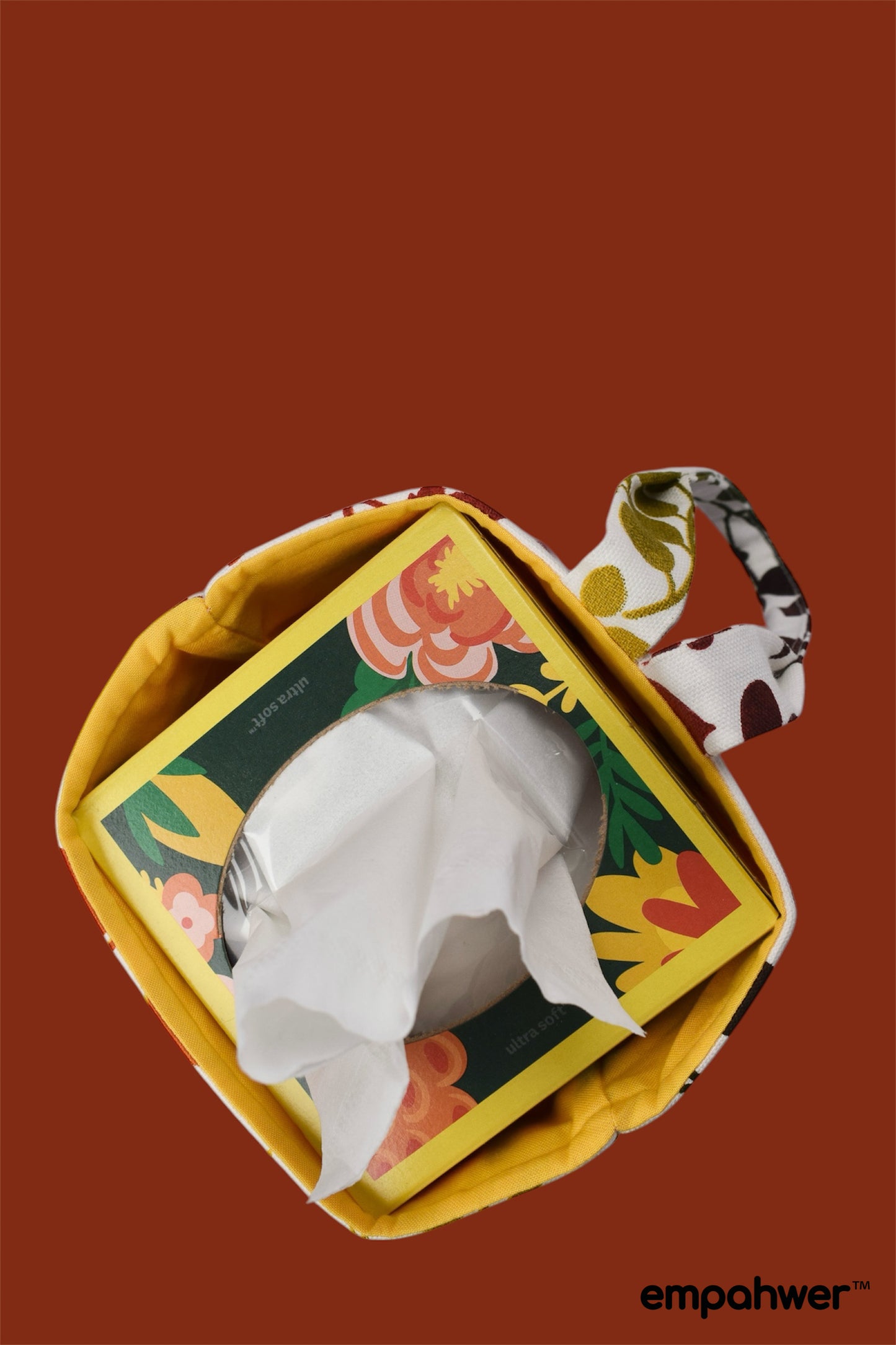 Colorful Breeze Tissue Box Holder with Hanging Loop