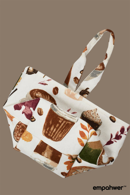 Coffee Break Tissue Box Holder with Hanging Loop
